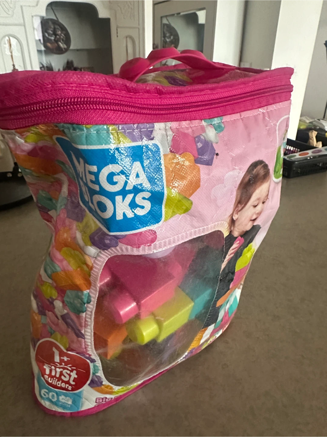 Mega Bloks First Builders 60 Piece Building Bag