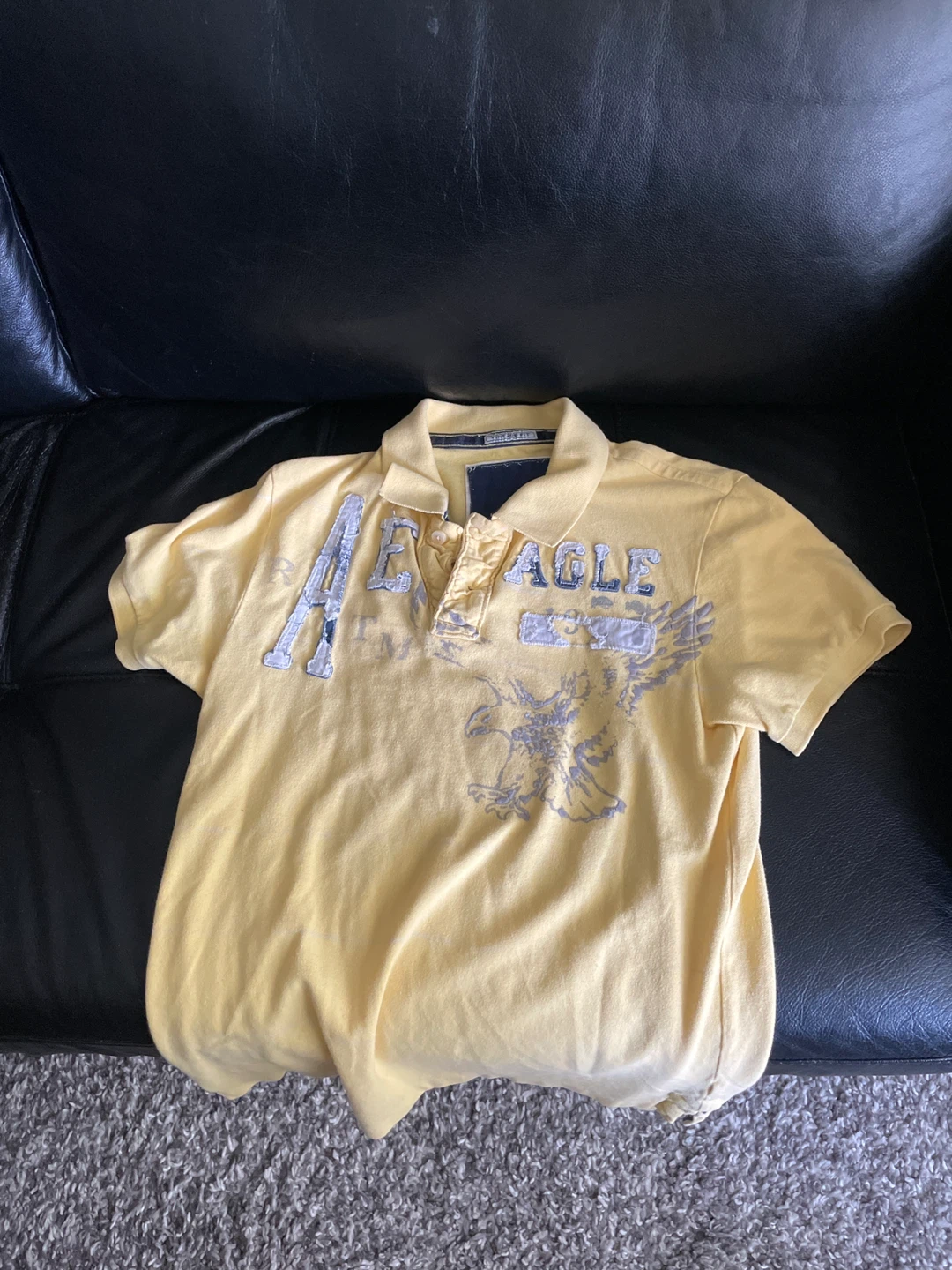 American Eagle Yellow Polo Shirt