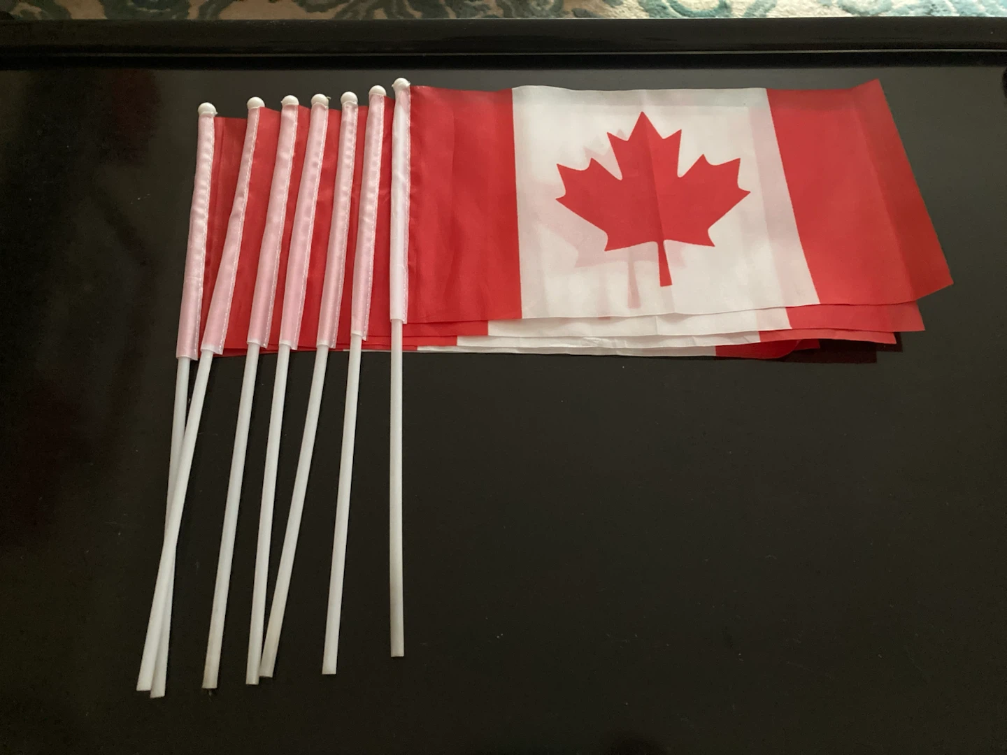 Small Canadian Handheld Flags