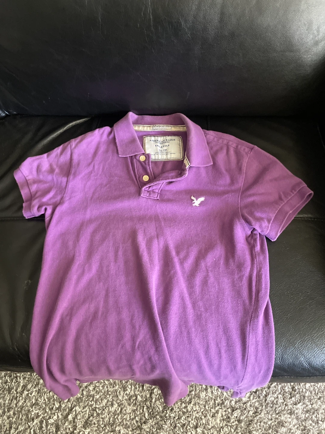 🏈American Eagle Purple Polo Shirt