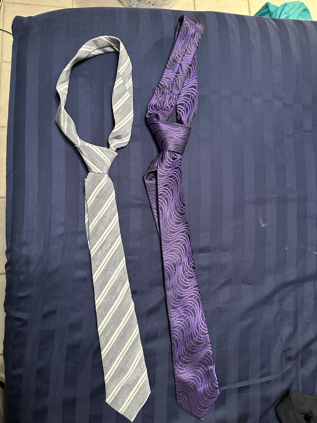 Set of Two Men's Neckties: Theory and Zenio