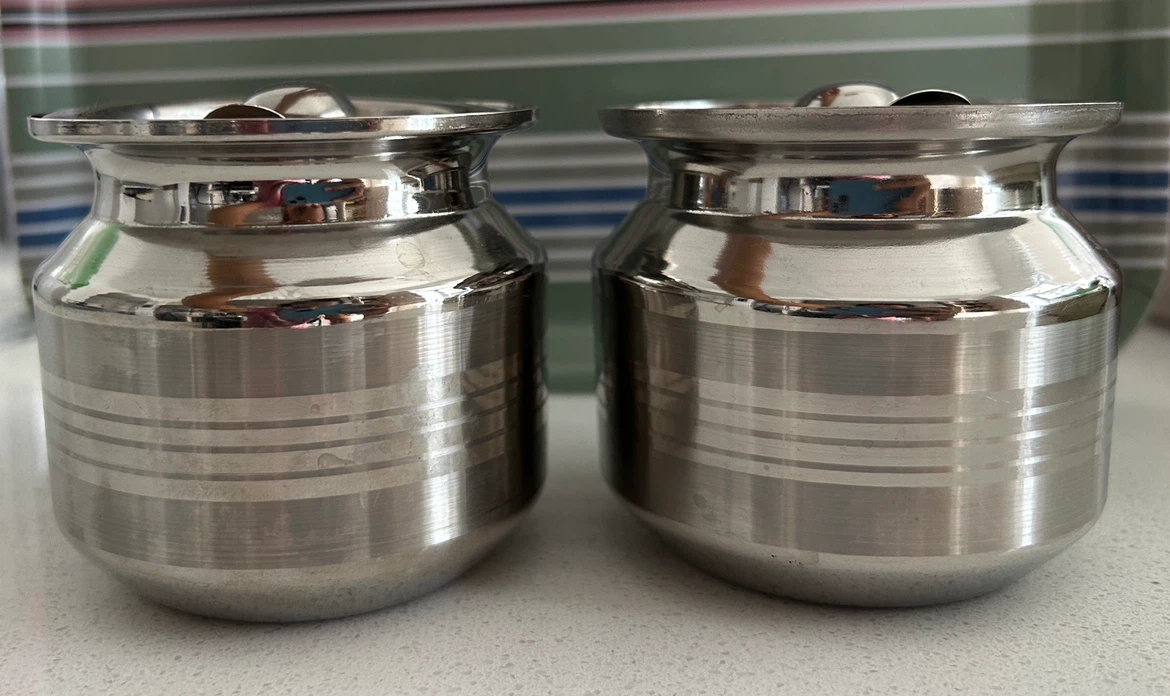 Stainless Steel Condiment Jars - photo 3