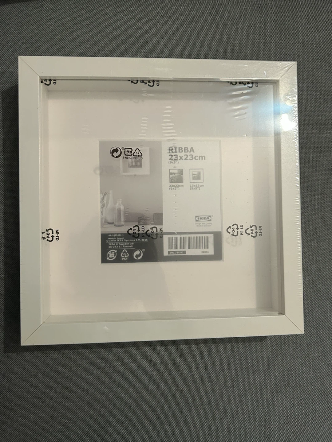 IKEA Picture Frame 23x23cm White x 2