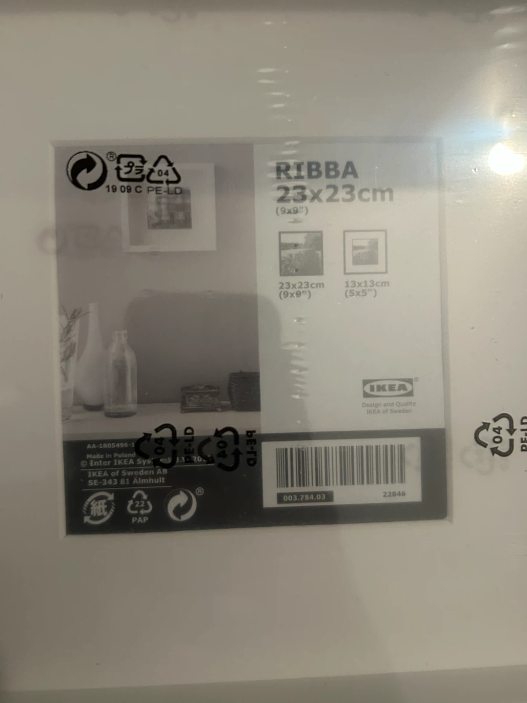 IKEA Picture Frame 23x23cm White x 2 - photo 2