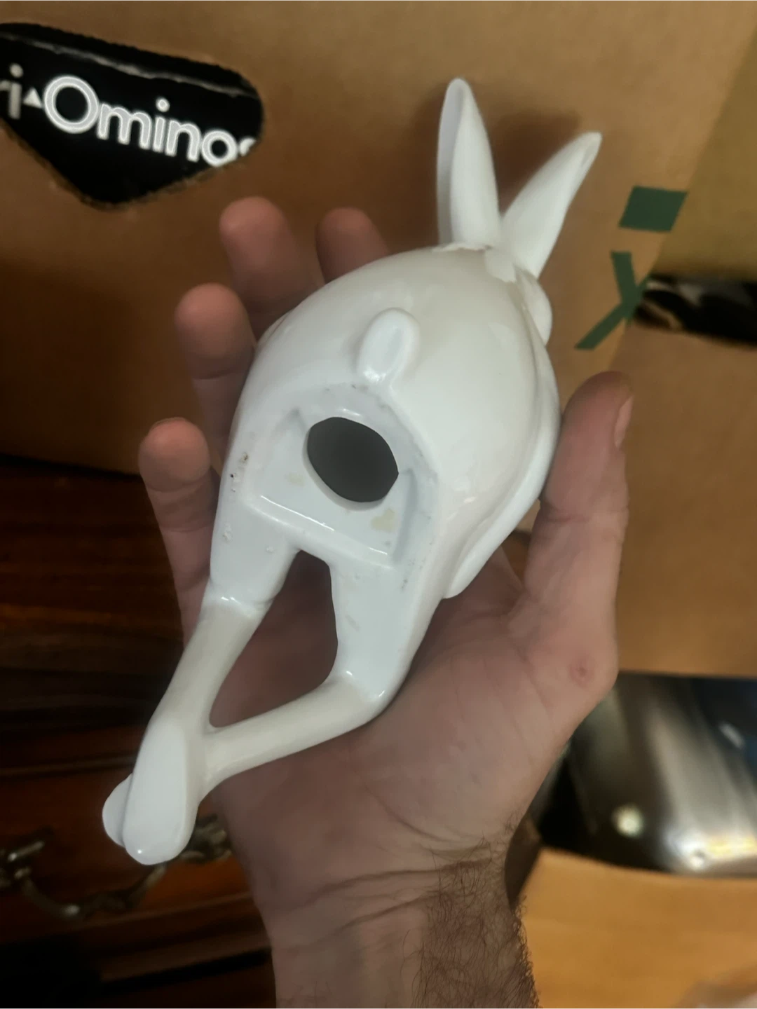 Ceramic shelf sitting rabbit - photo 4
