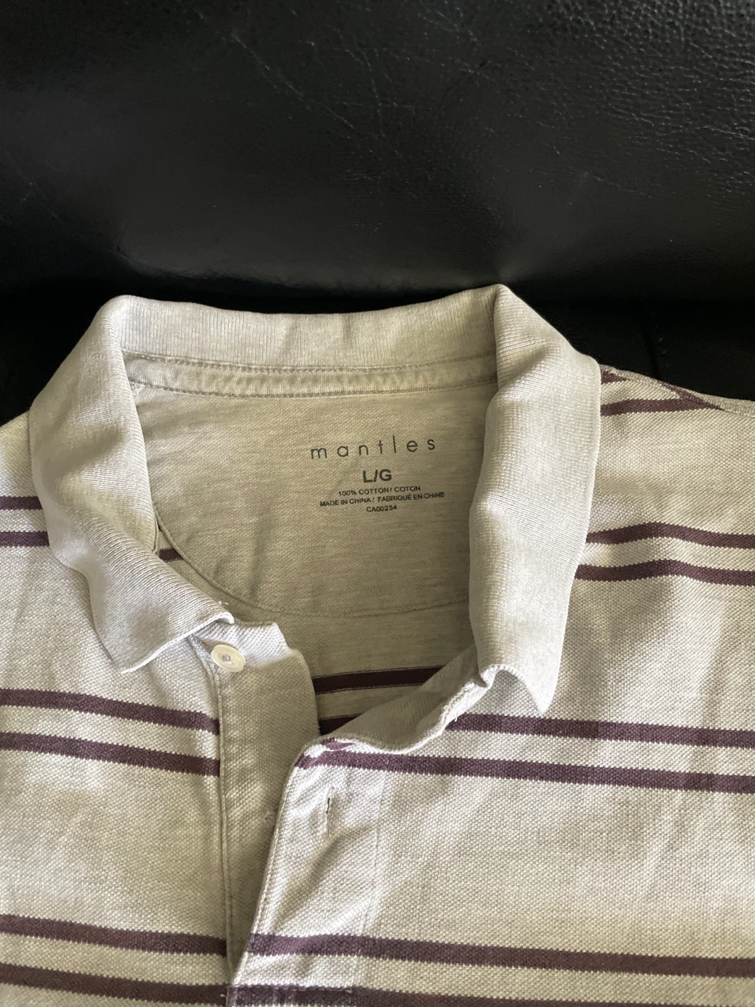 🏈Mantles Striped Polo Shirt - photo 2