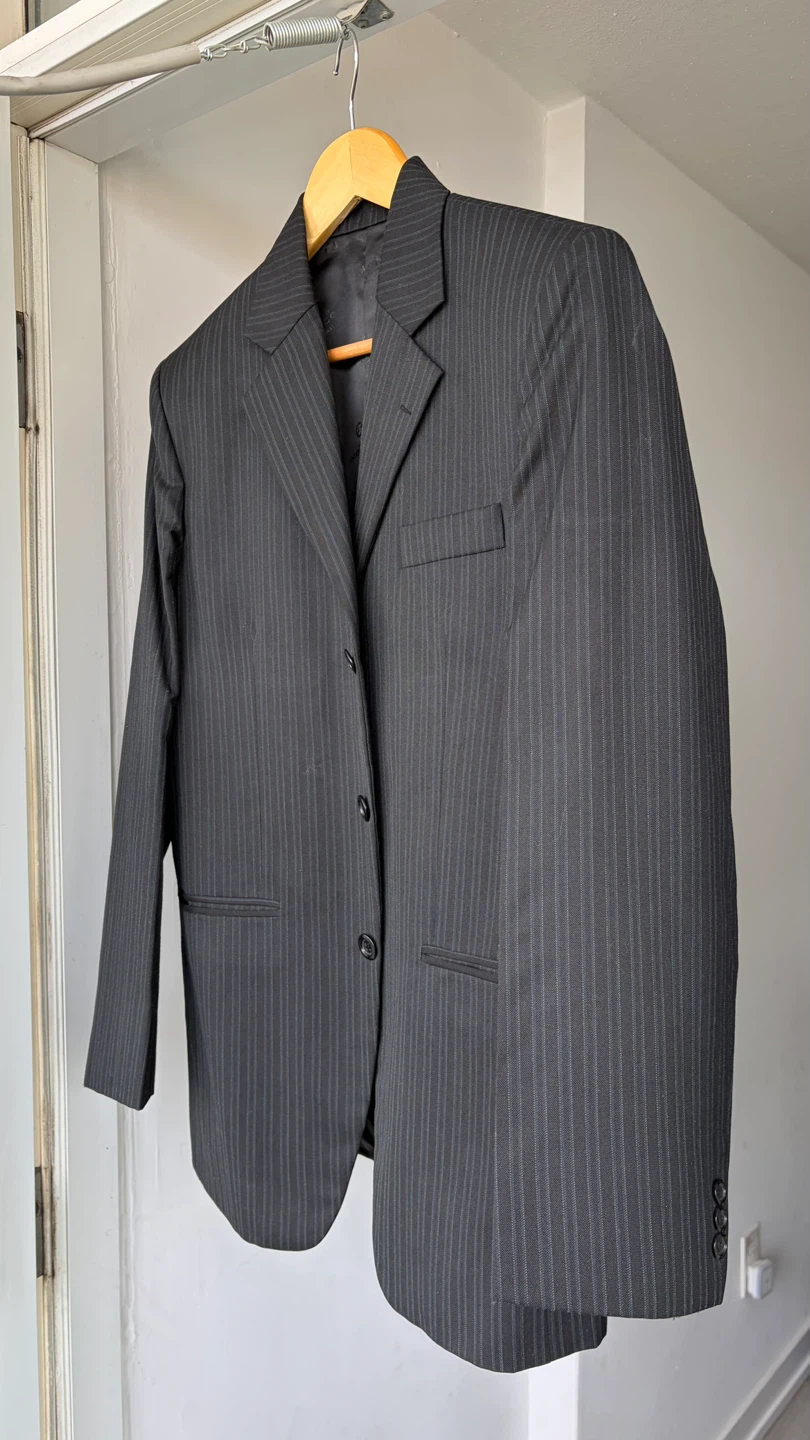Pinstripe Suit Jacket