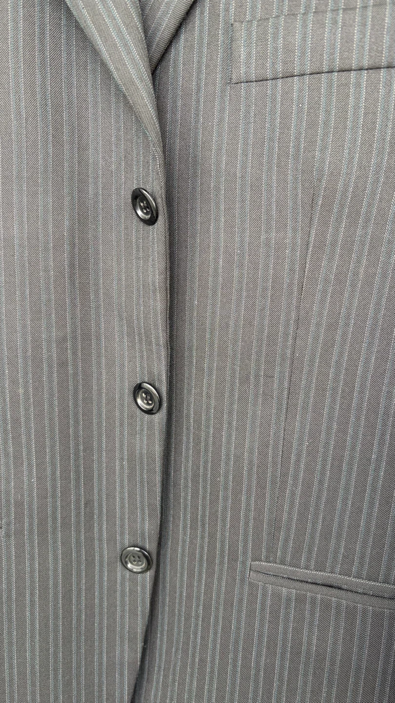 Pinstripe Suit Jacket - photo 3