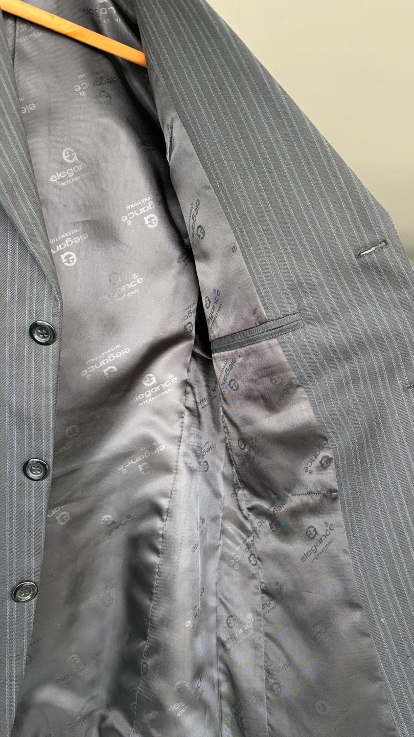 Pinstripe Suit Jacket - photo 4