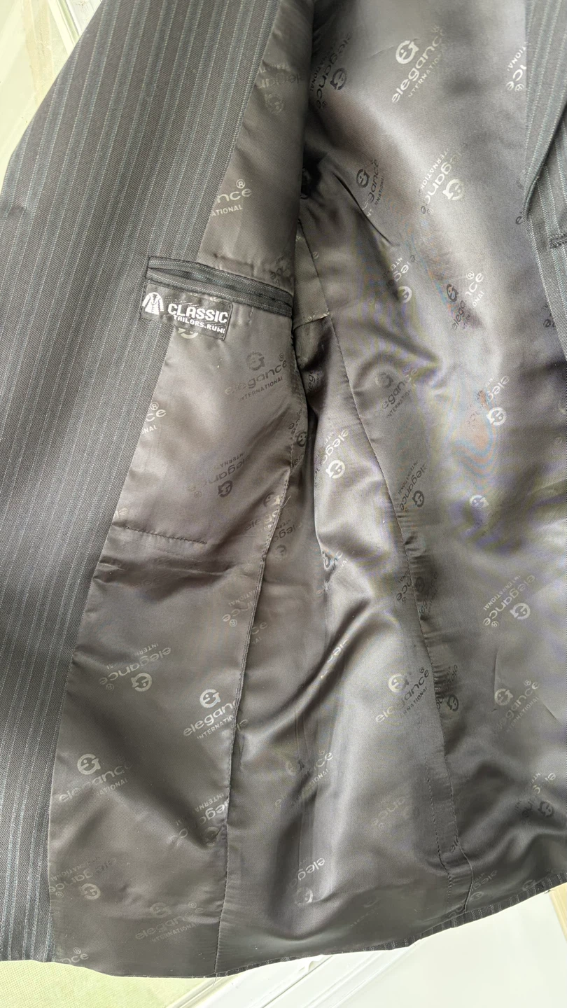 Pinstripe Suit Jacket - photo 5
