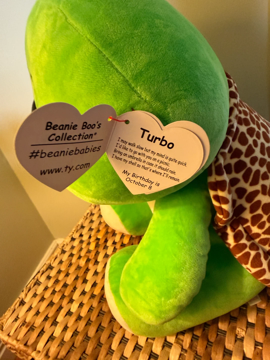 Ty Beanie Boos Turbo Turtle Plush - large - photo 4