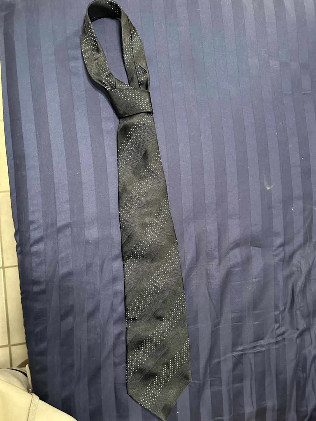 Giorgio Armani Black Necktie
