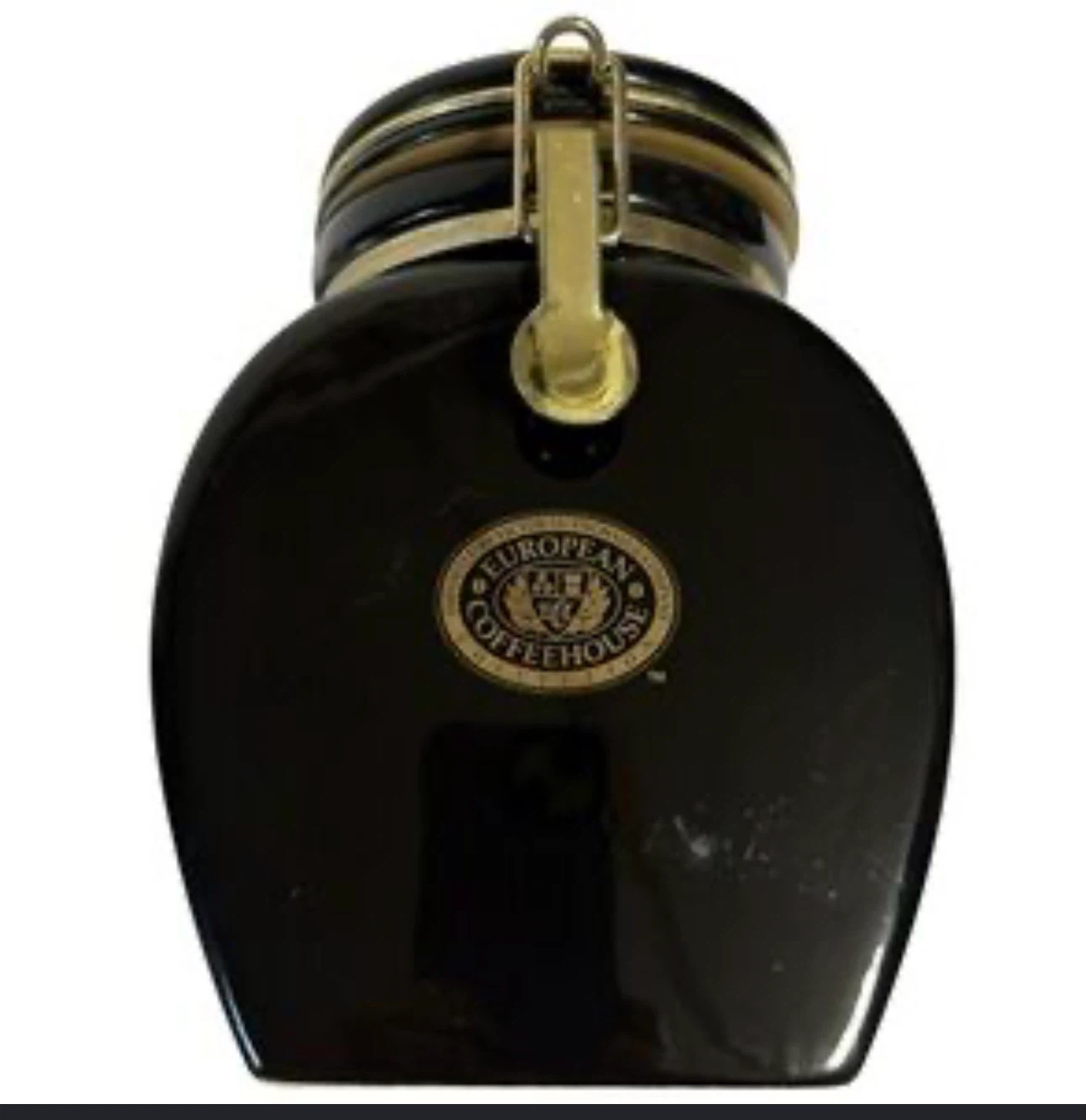 Vintage European Coffeehouse Collection Black Canister - photo 3