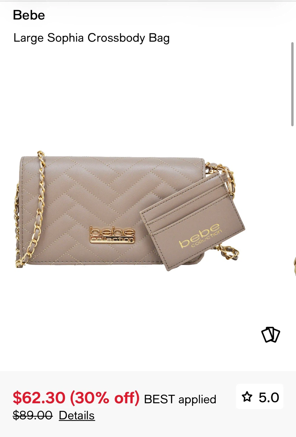 Bebe Large Sophia Crossbody Bag - photo 5