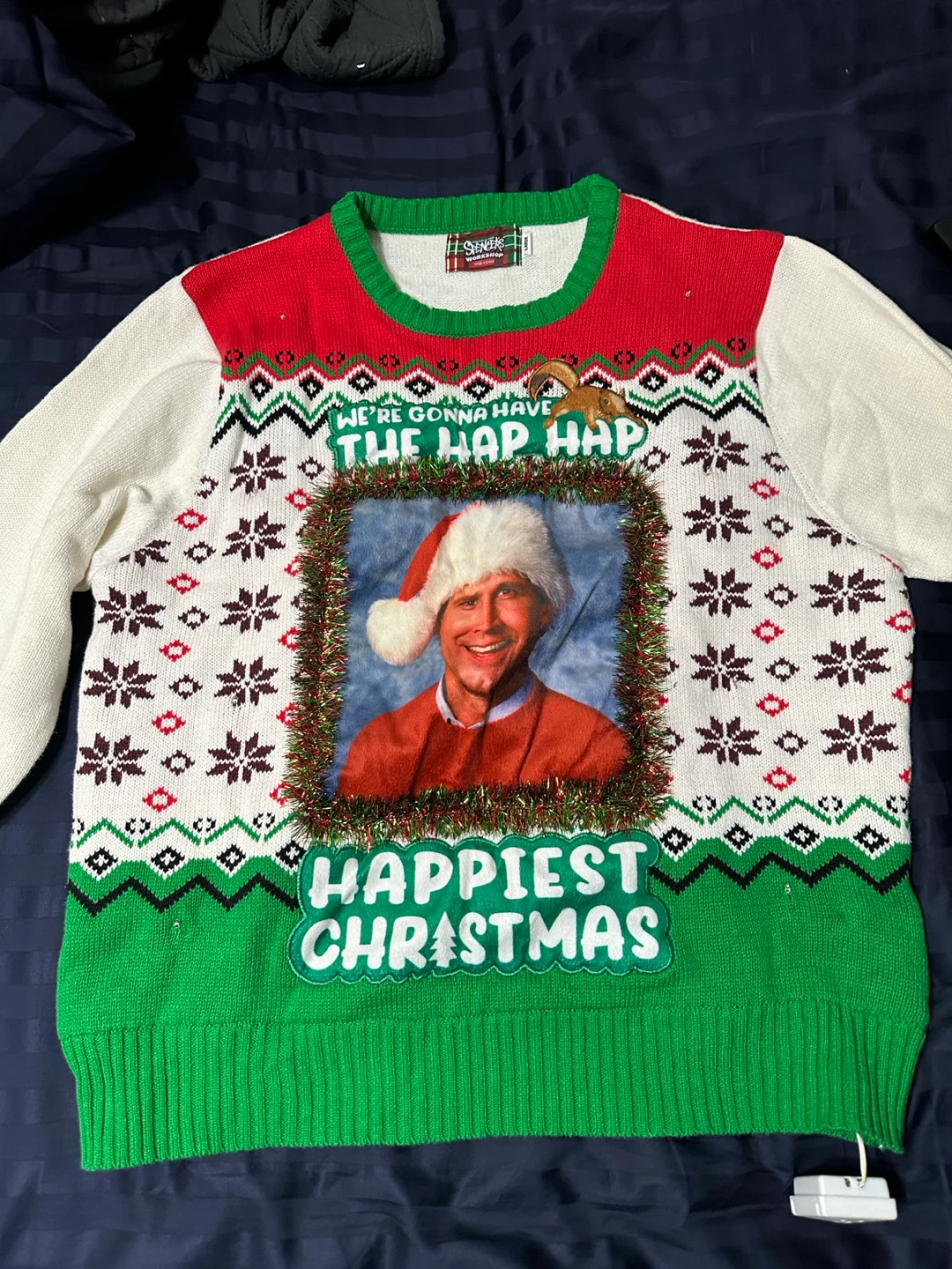 Spencer's Workshop Christmas Sweater Size Large
