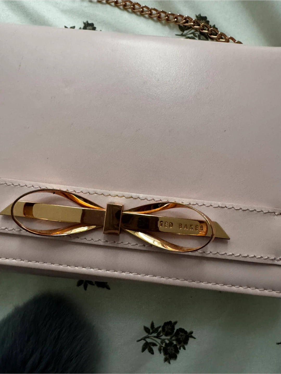 Ted Baker light pink bow handbag - photo 3