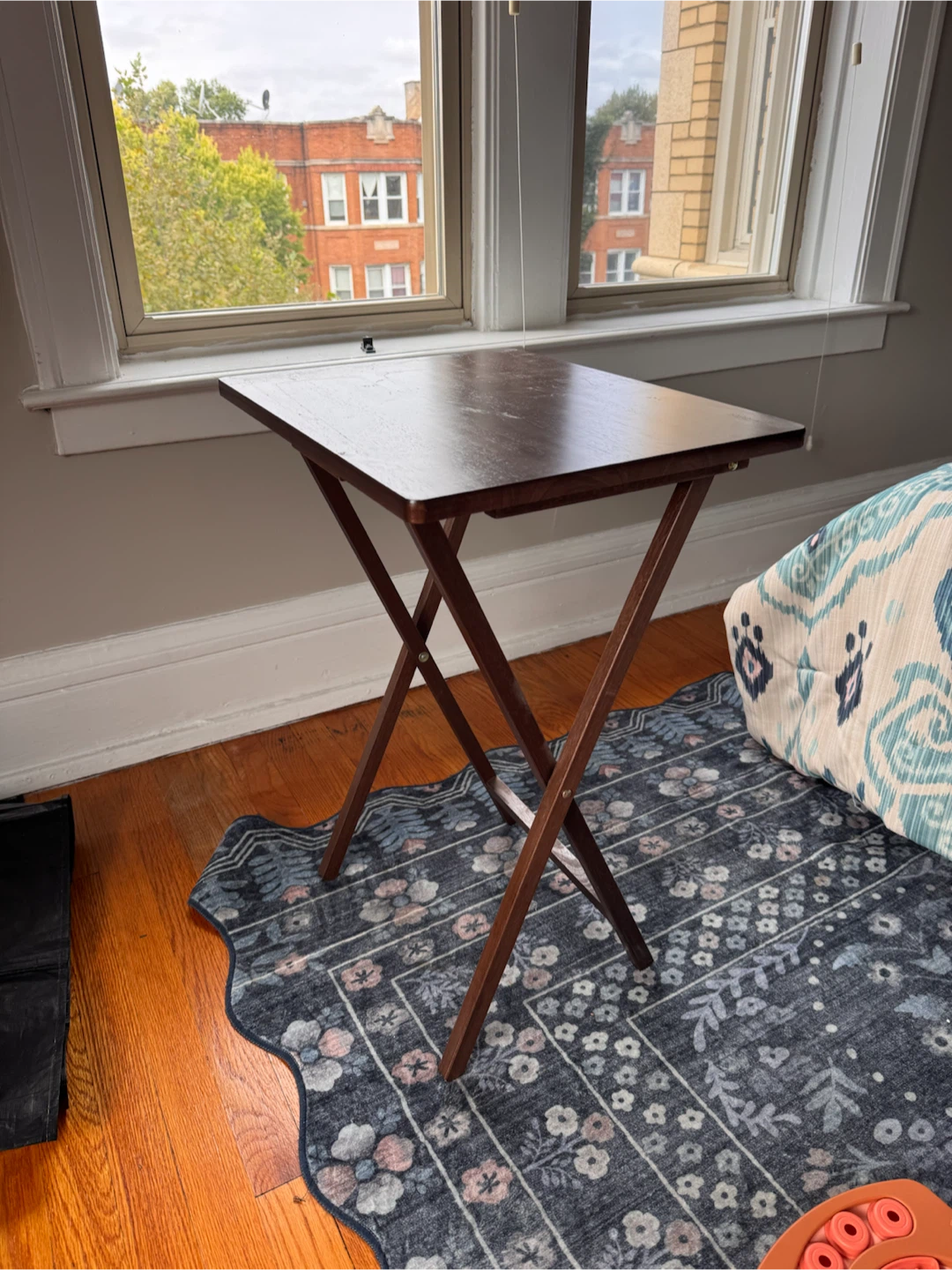 Wooden Folding TV Tray Table