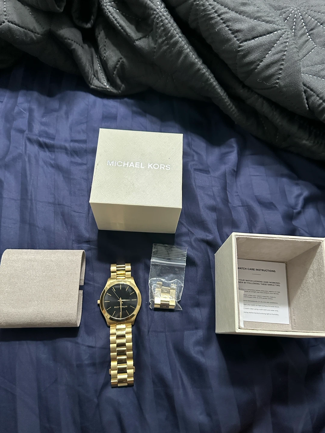 Michael Kors Gold-Tone Watch with Case - photo 3