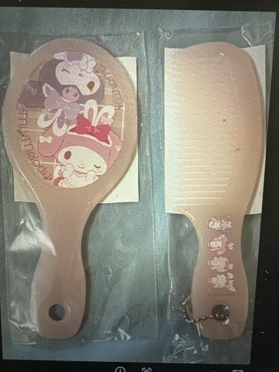 Sanrio My Melody and Kuromi Mini  Mirror and Comb Set - photo 2