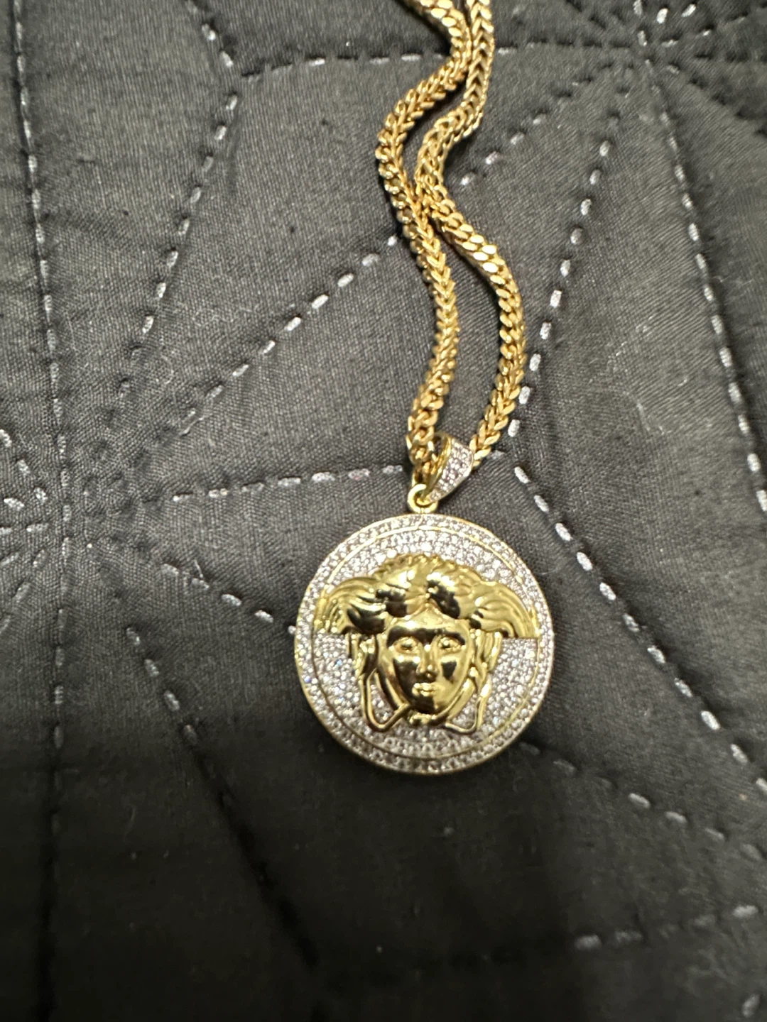 King Ice Medusa Medallion Necklace - photo 2