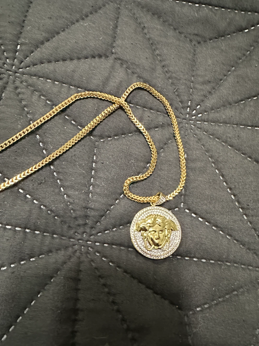 King Ice Medusa Medallion Necklace - photo 5