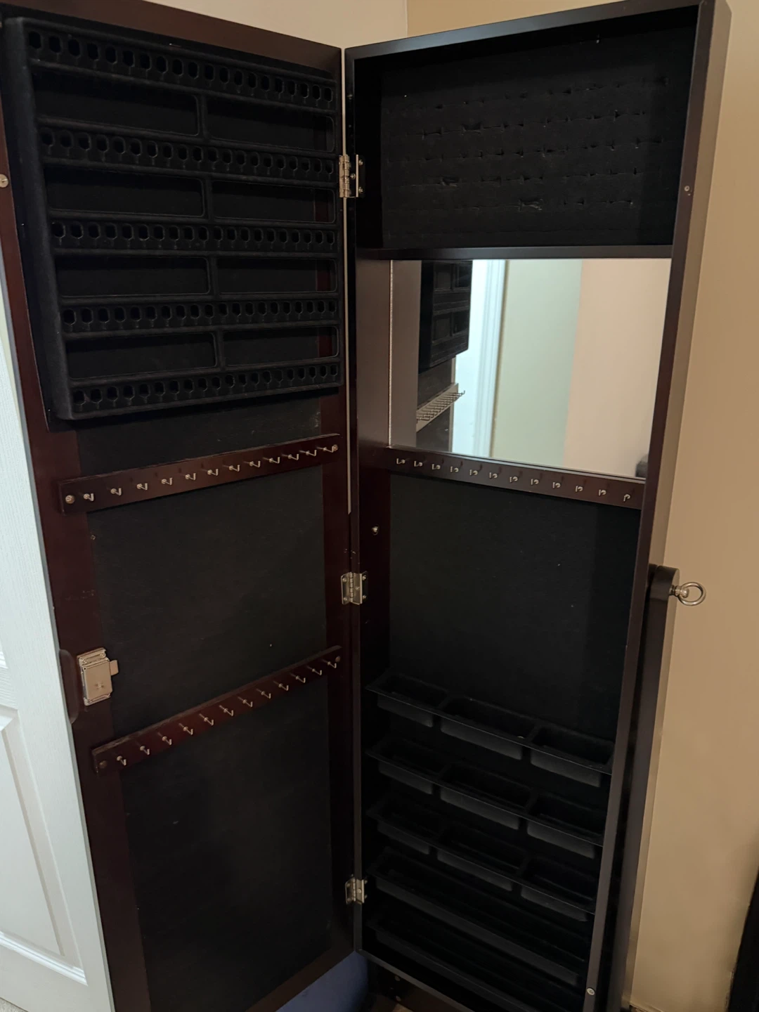 Full Length Mirror Jewellery Cabinet
