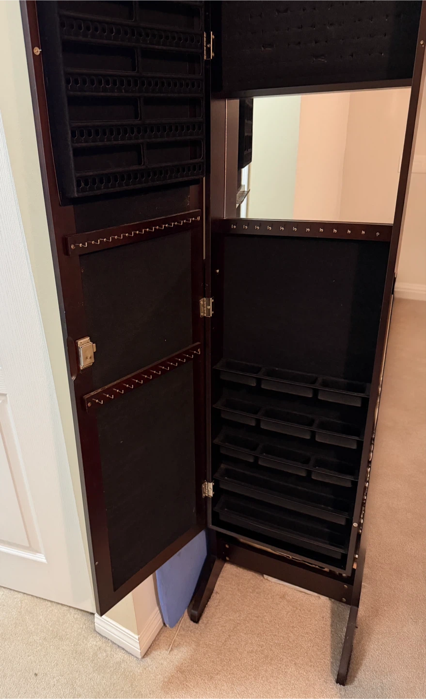 Full Length Mirror Jewellery Cabinet - photo 2