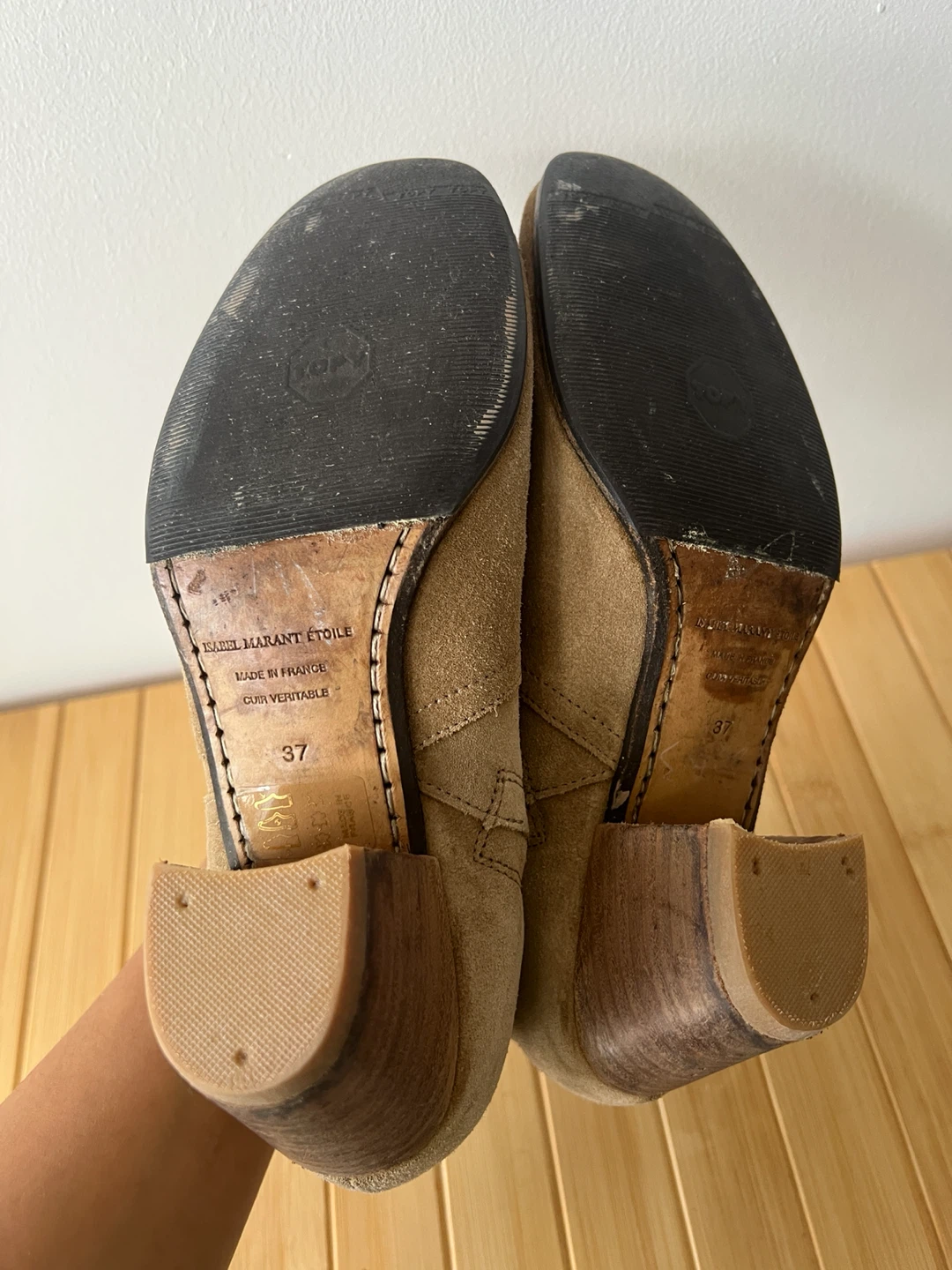 Women’s 6.5/7 - Tan Ankle Boots - photo 4