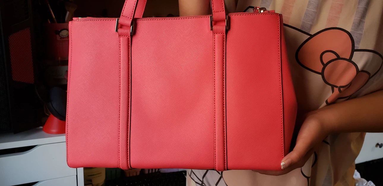 Kate Spade Coral Saffiano Leather Satchel - photo 2