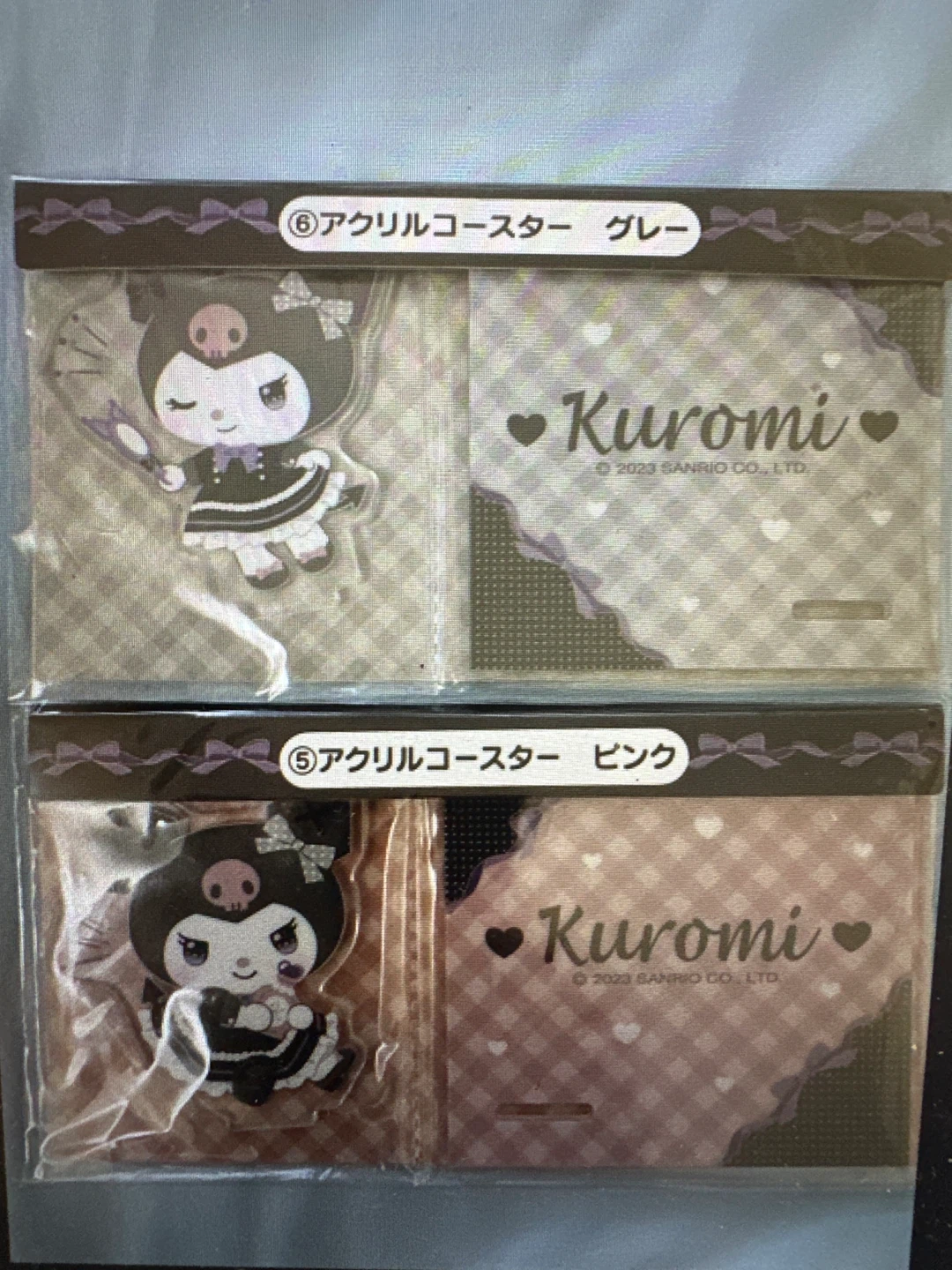 Sanrio Kuromi Acrylic Coasters Set of 2 - photo 2