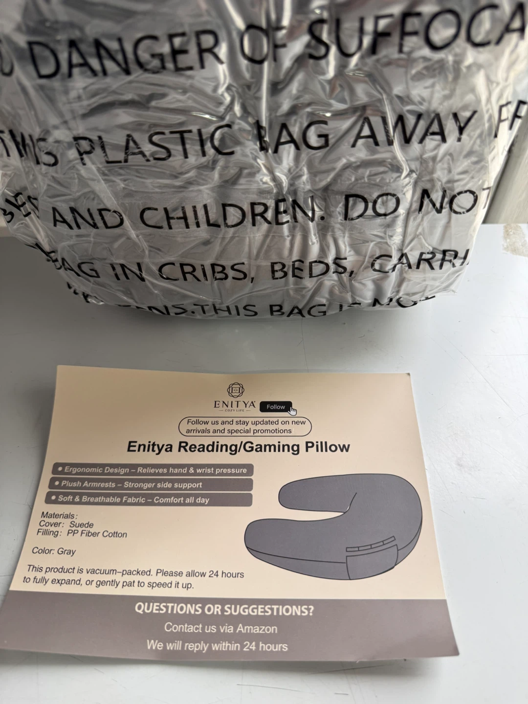 Enitya Reading and Gaming Pillow - photo 3