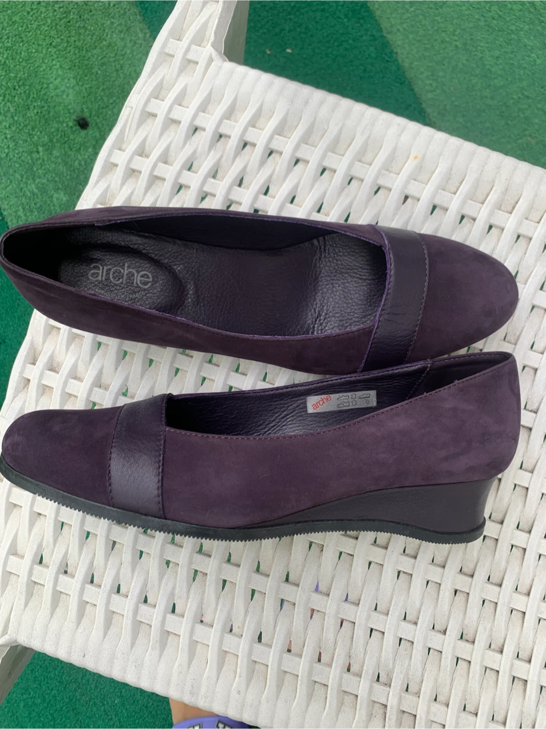 Arche Purple Suede Wedge Heels - photo 4