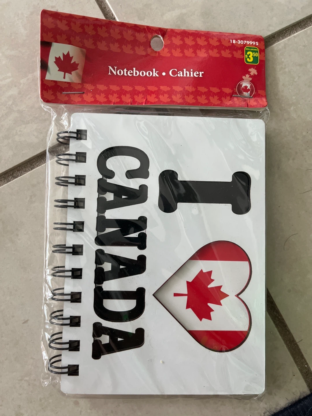 I Love Canada Spiral Notebook 🏈