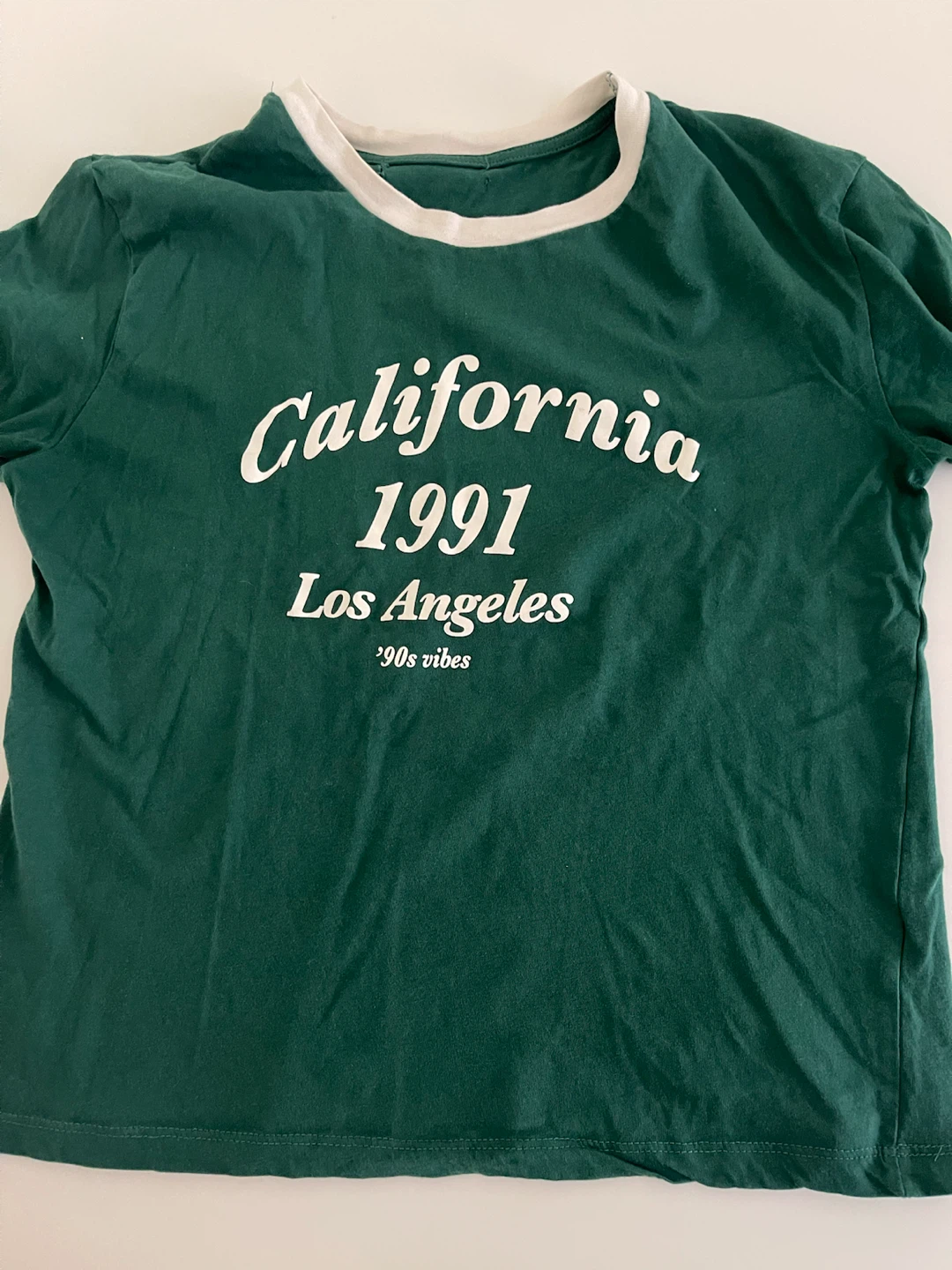 green Ccalifornia 1991 t-shirt