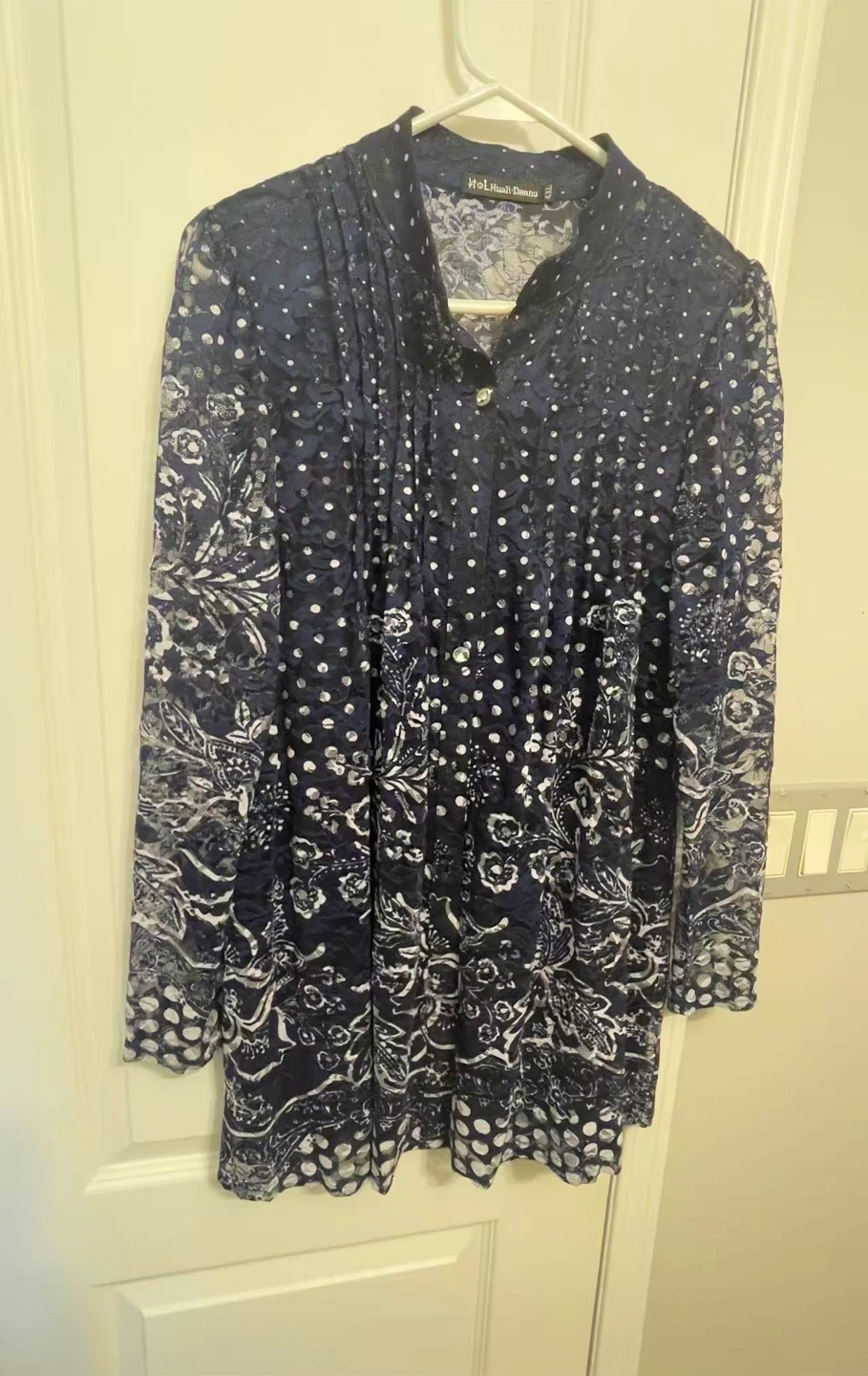 Hale Bob Floral Dot Button-Down Shirt
