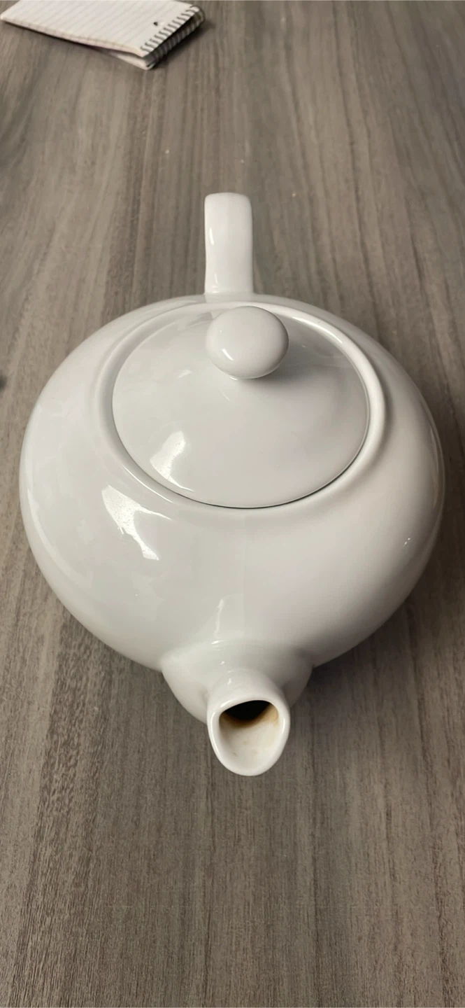White Porcelain Teapot