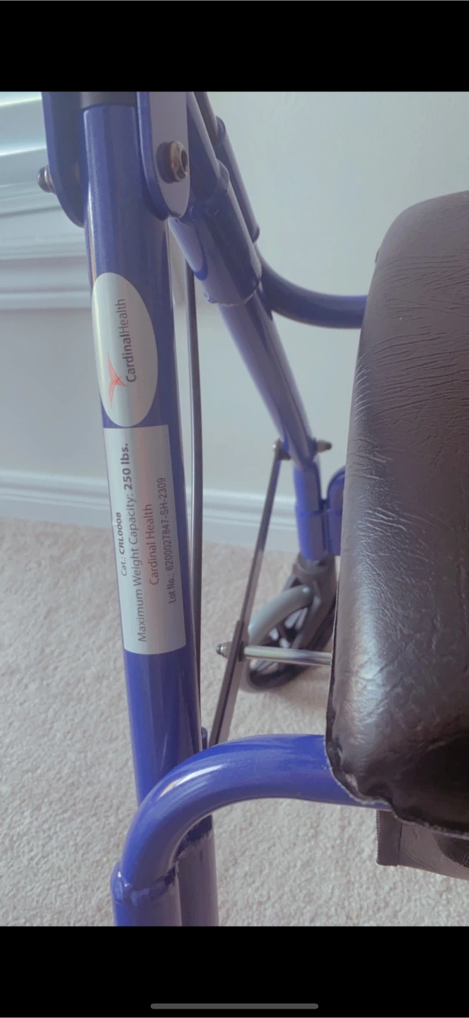 Cardinal Health 4-Wheel Folding Rollator - photo 5