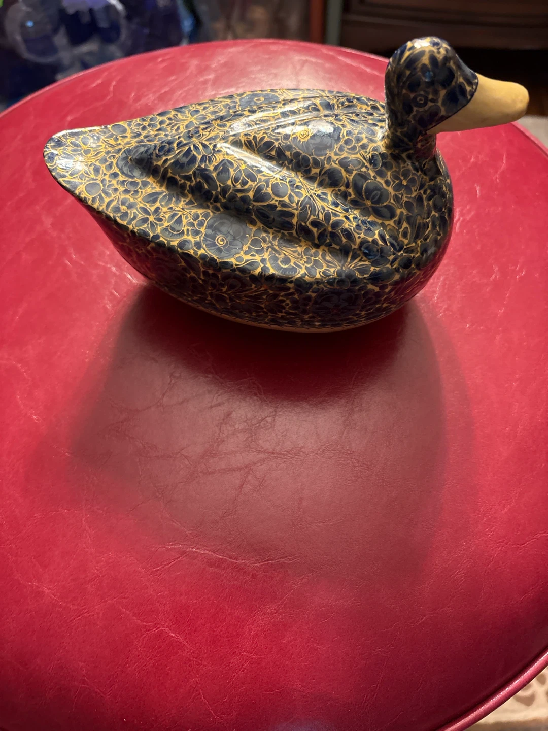 🏈 Decorative Duck Trinket Box