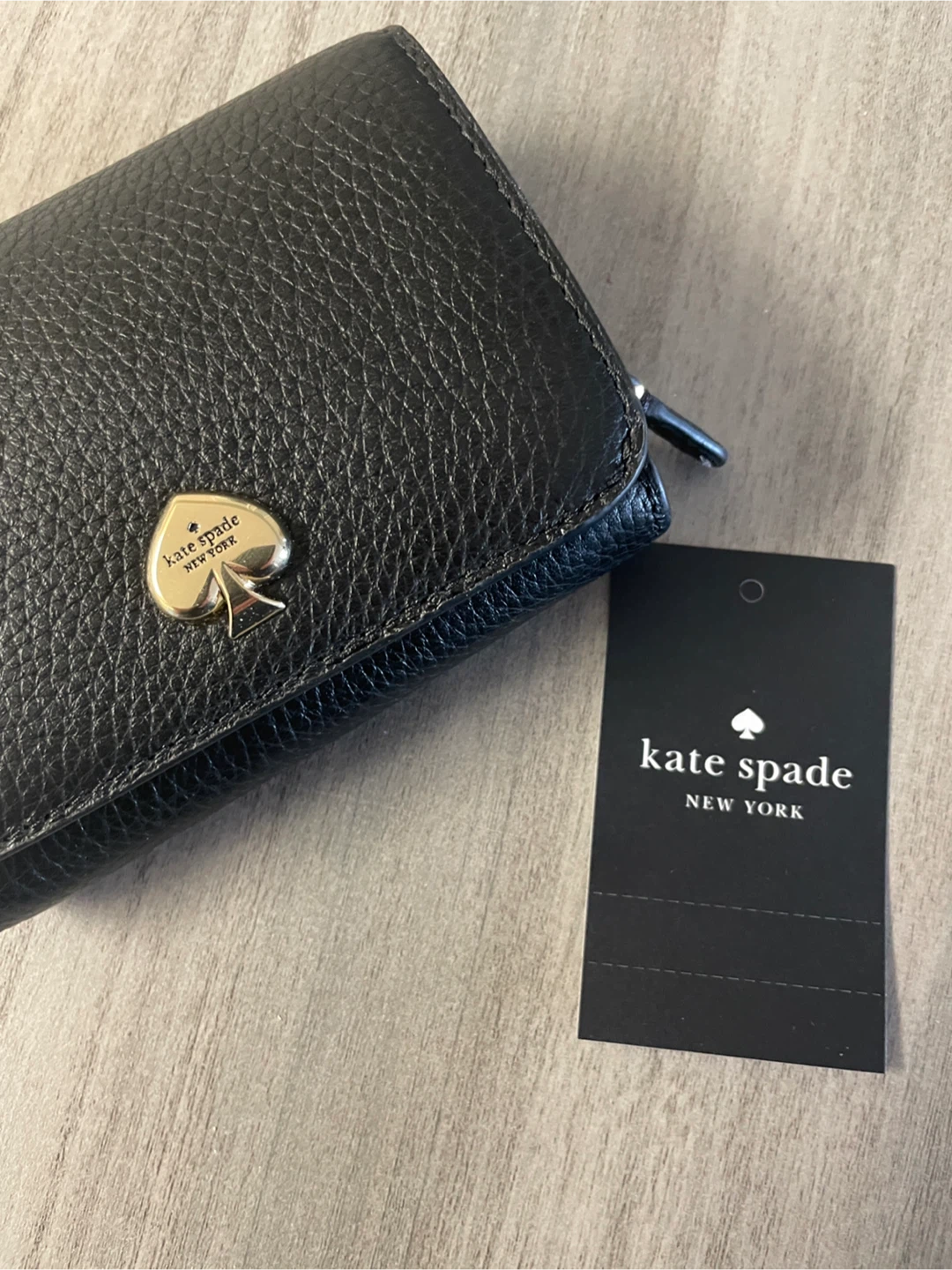 Kate Spade Kayla Pebbled Leather Small Wallet
