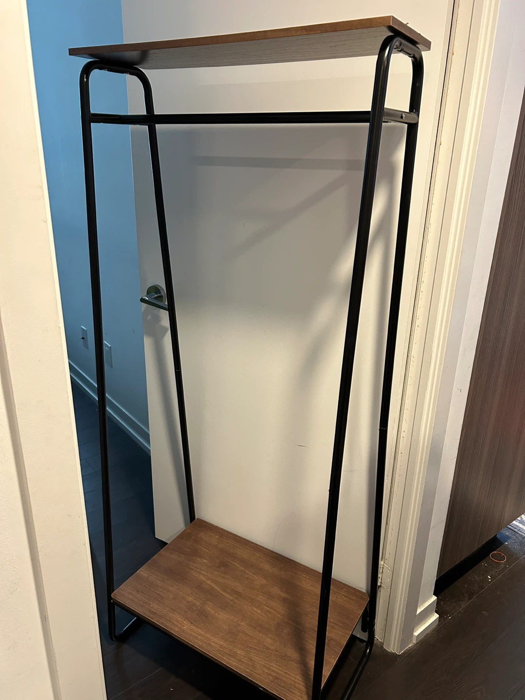 Industrial Style Clothing Rack - photo 2