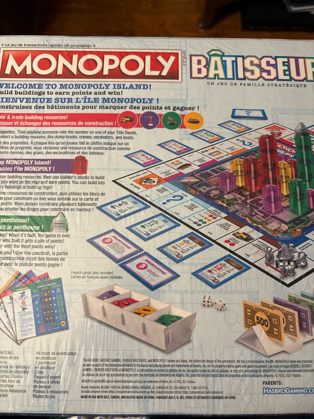 🏈 Monopoly Builder Board Game BNIB - photo 2