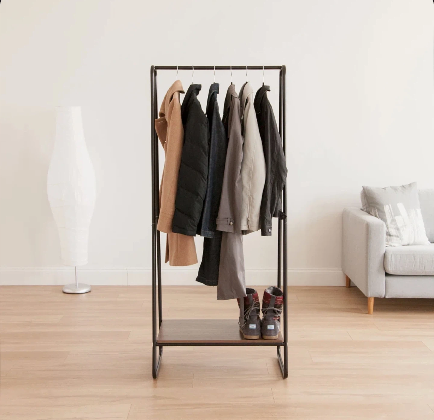 Industrial Style Clothing Rack