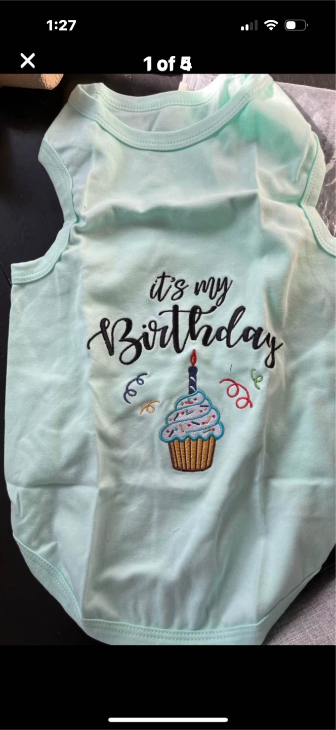NEW Dog Birthday Shirt