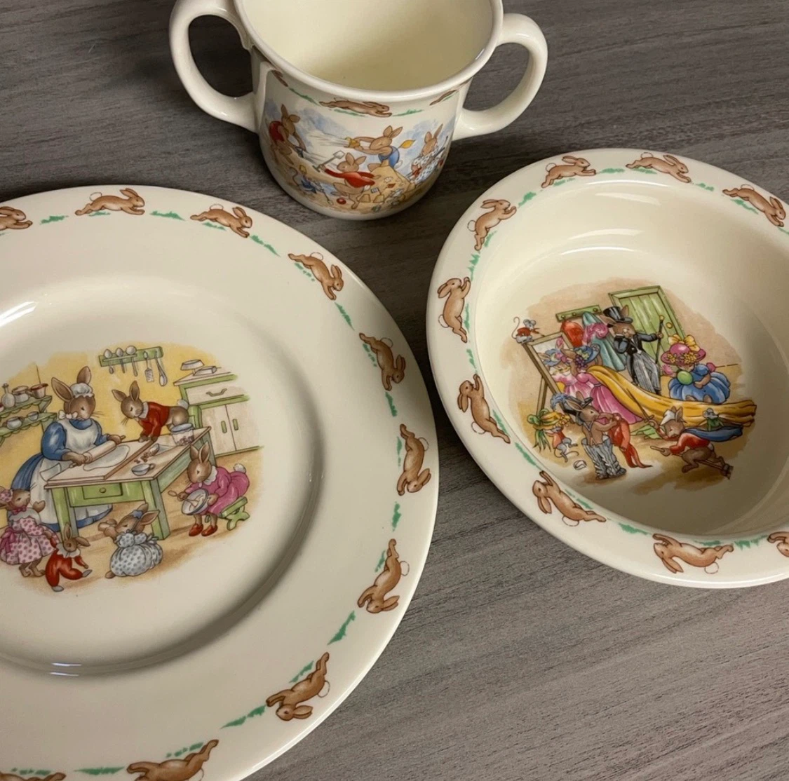 Royal Doulton Bunnykins 3-Piece Children's Set - photo 2