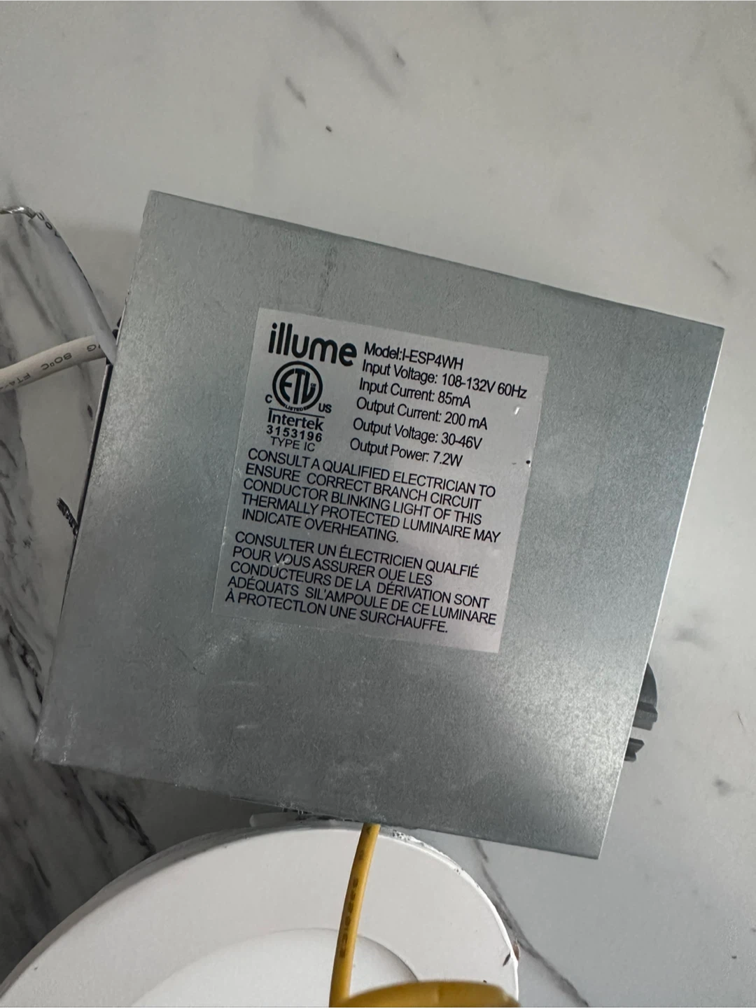 Pot lights- Illume LED Recessed Light I-ESP4WH - photo 2