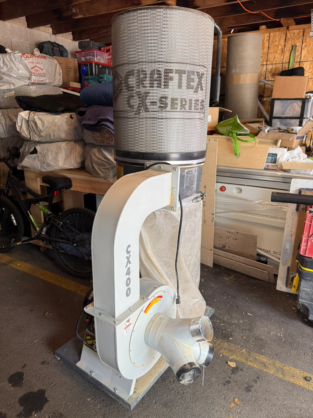 Craftex CX-Series CX400 Dust Collector