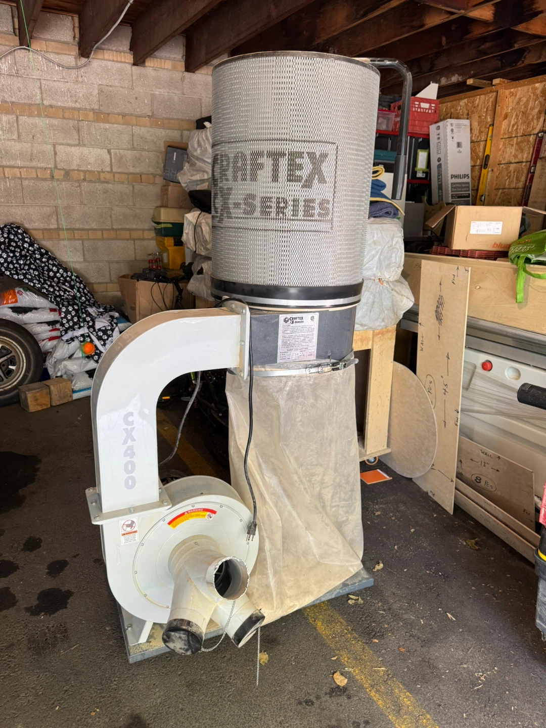 Craftex CX-Series CX400 Dust Collector - photo 2