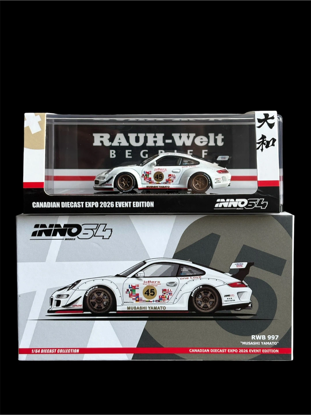 Inno64 RWB 997 Musashi Yamato Canadian Diecast Expo
