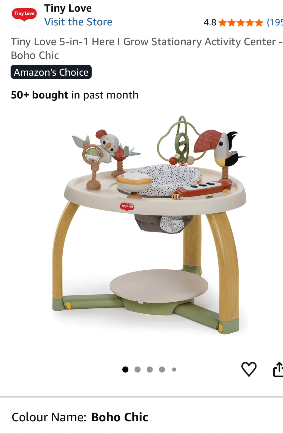 Tiny Love 5-in-1 Here I Grow Activity Center - photo 2