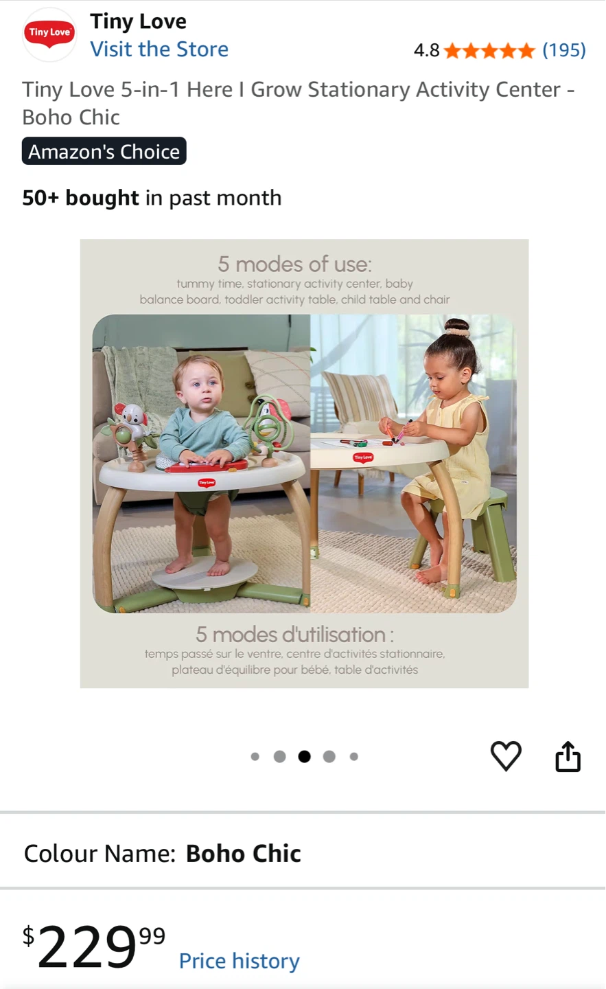 Tiny Love 5-in-1 Here I Grow Activity Center - photo 3